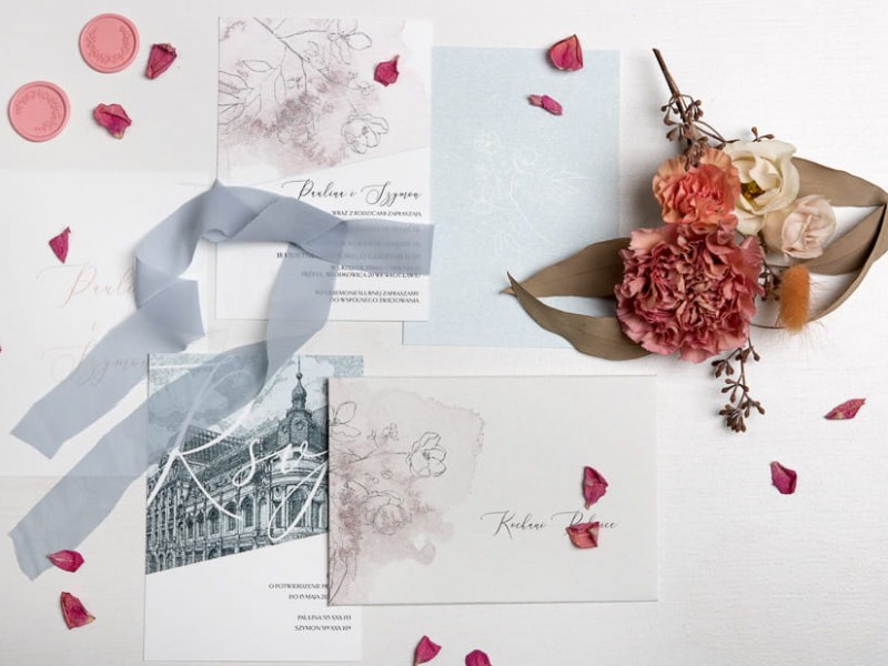 papier-i-tusz-zaproszenia-i-dekoracje-slubne zdjęcie prezentacji gdzie wesele