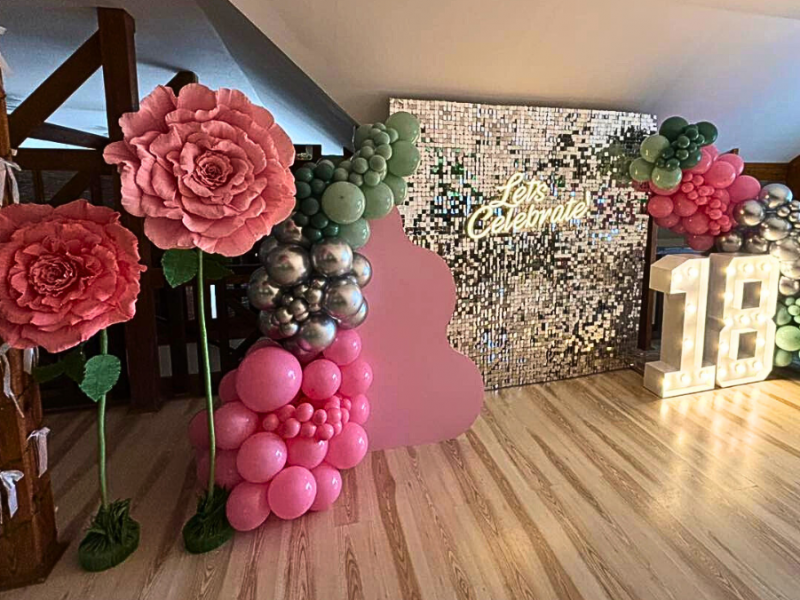 baloli-dekoracje zdjęcie prezentacji gdzie wesele