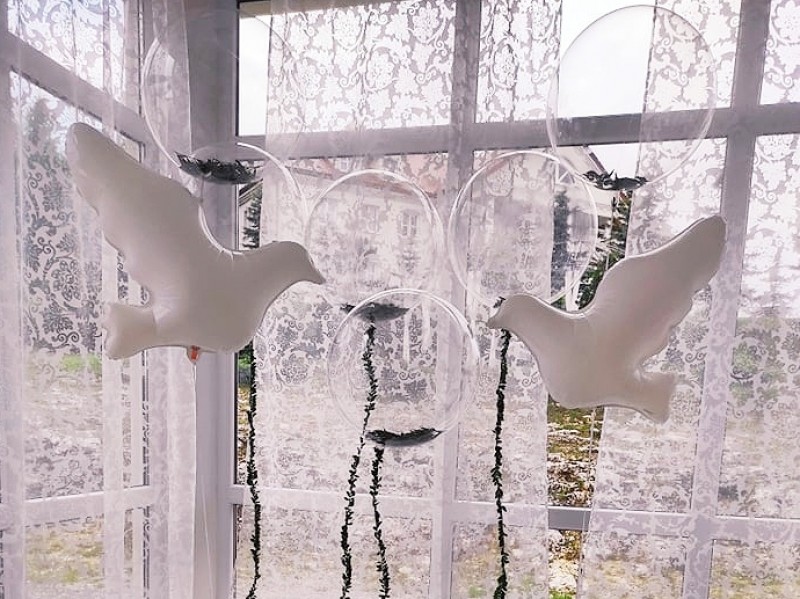 balonowe-dekoracje zdjęcie prezentacji gdzie wesele