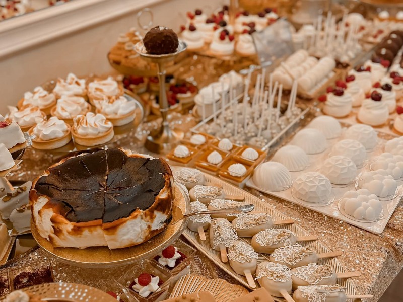 boho-torty zdjęcie prezentacji gdzie wesele