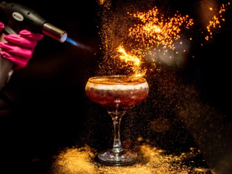 fire-ice-drink-bar-obsluga-barmanska zdjęcie prezentacji gdzie wesele