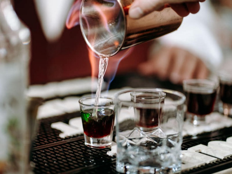 flaming-cocktail-bar-uslugi-barmanskie zdjęcie prezentacji gdzie wesele