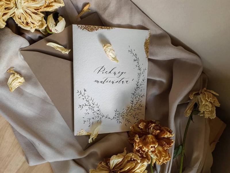 fluffy-letters-kaligrafia zdjęcie prezentacji gdzie wesele