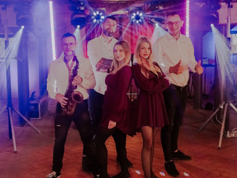 puzzle-band zdjęcie prezentacji gdzie wesele