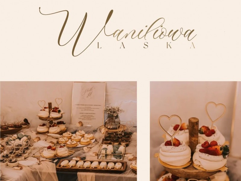 waniliowa-laska zdjęcie prezentacji gdzie wesele