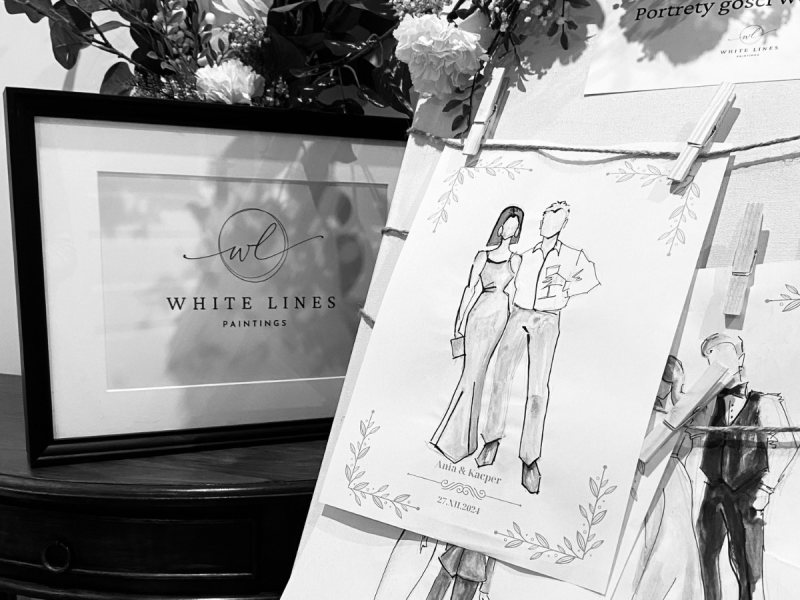 white-lines-malowanie-na-weselach zdjęcie prezentacji gdzie wesele